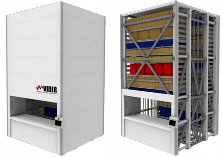 Vidir Vertical Storage Module cutaway